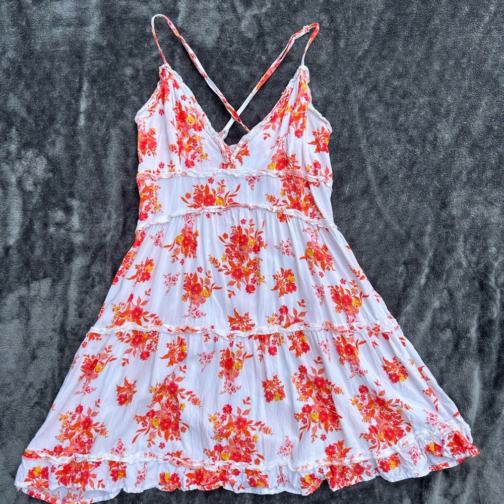 Summer floral sundress